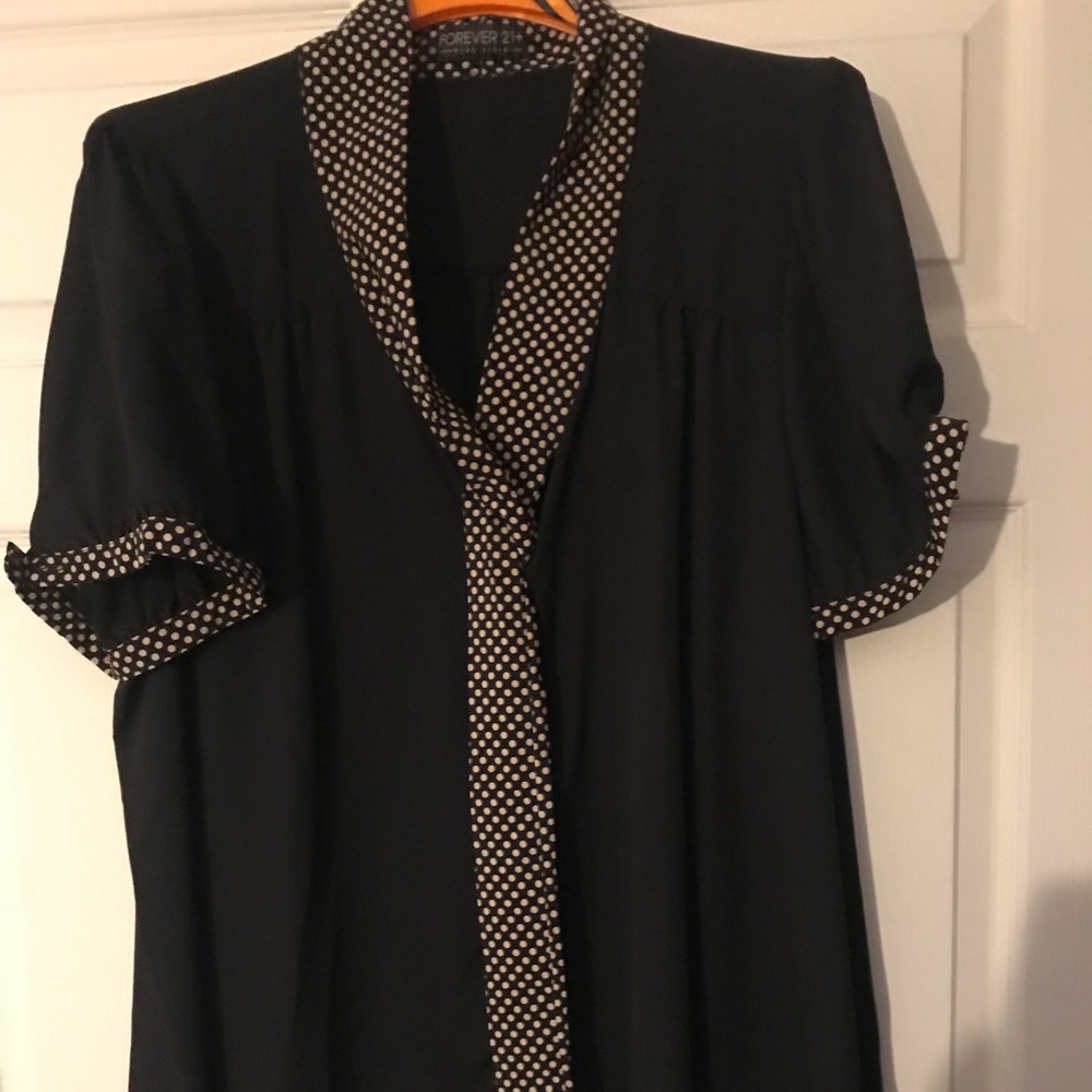 Forever 21 blouse with a front tie